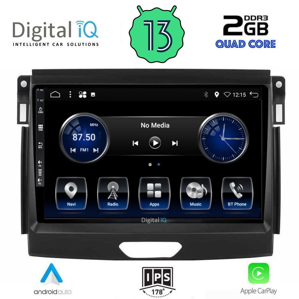 DIGITAL IQ BXH 3173_CPA (9inc) MULTIMEDIA TABLET OEM FORD RANGER mod. 2018&gt;