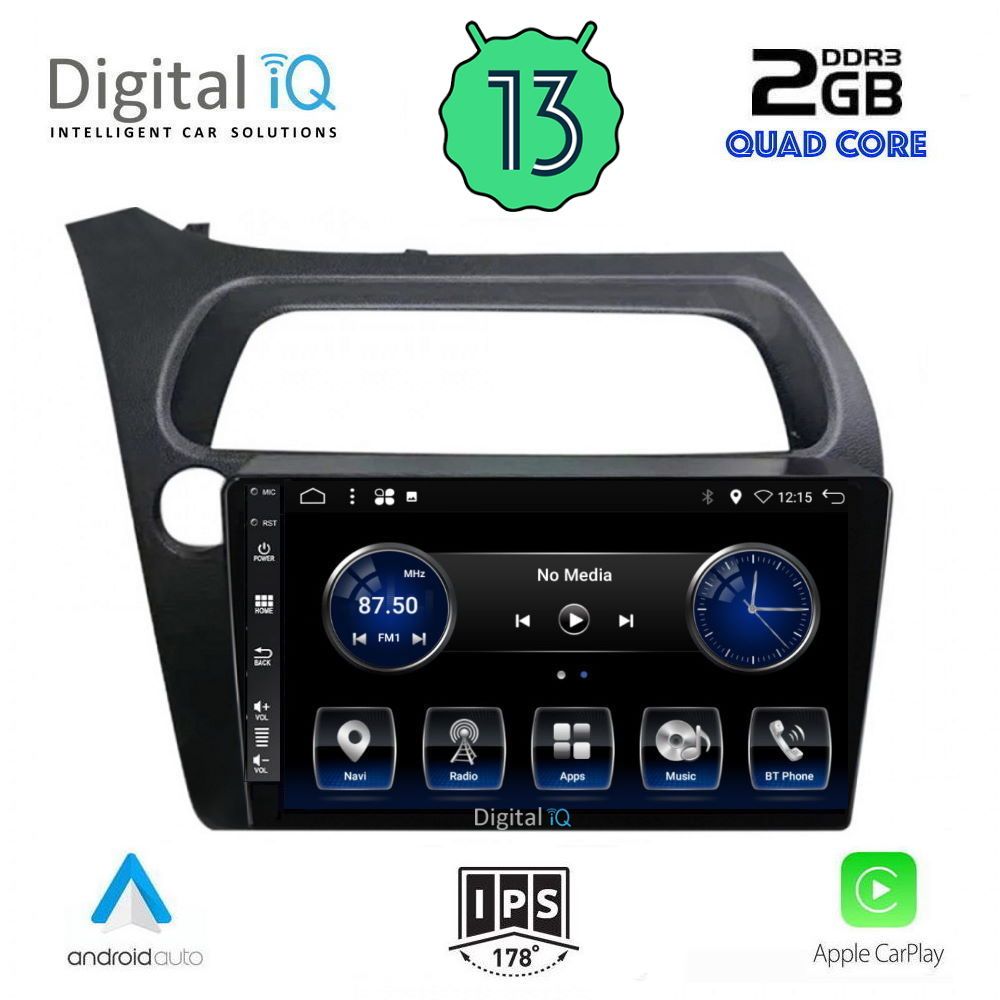 DIGITAL IQ BXH 3189_CPA (9inc) MULTIMEDIA TABLET OEM HONDA CIVIC 3D-5D mod. 2006-2012