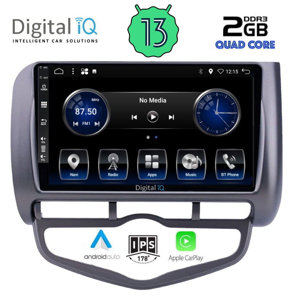 DIGITAL IQ BXH 3210_CPA CLIMA (9inc) MULTIMEDIA TABLET OEM HONDA JAZZ mod. 2002-2008