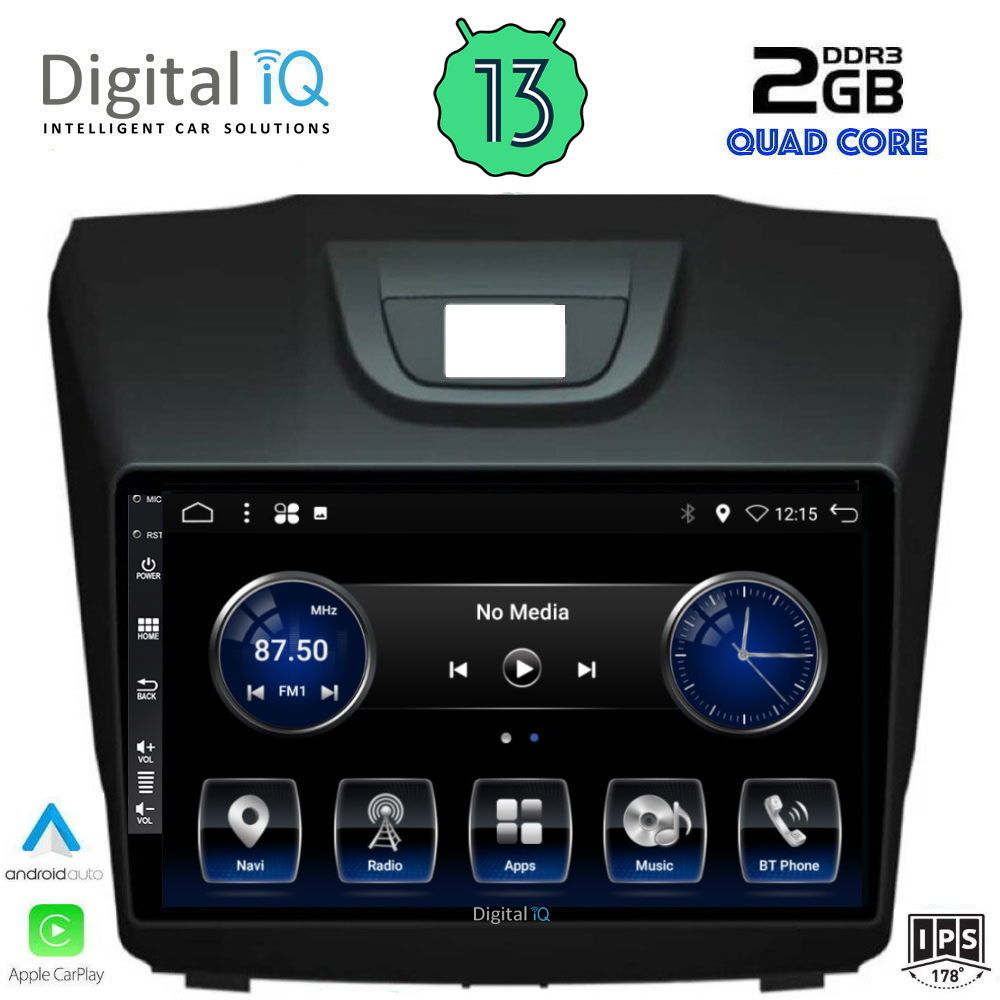 DIGITAL IQ BXH 3255_CPA (9inc) MULTIMEDIA TABLET OEM ISUZU DMAX mod. 2012&gt;