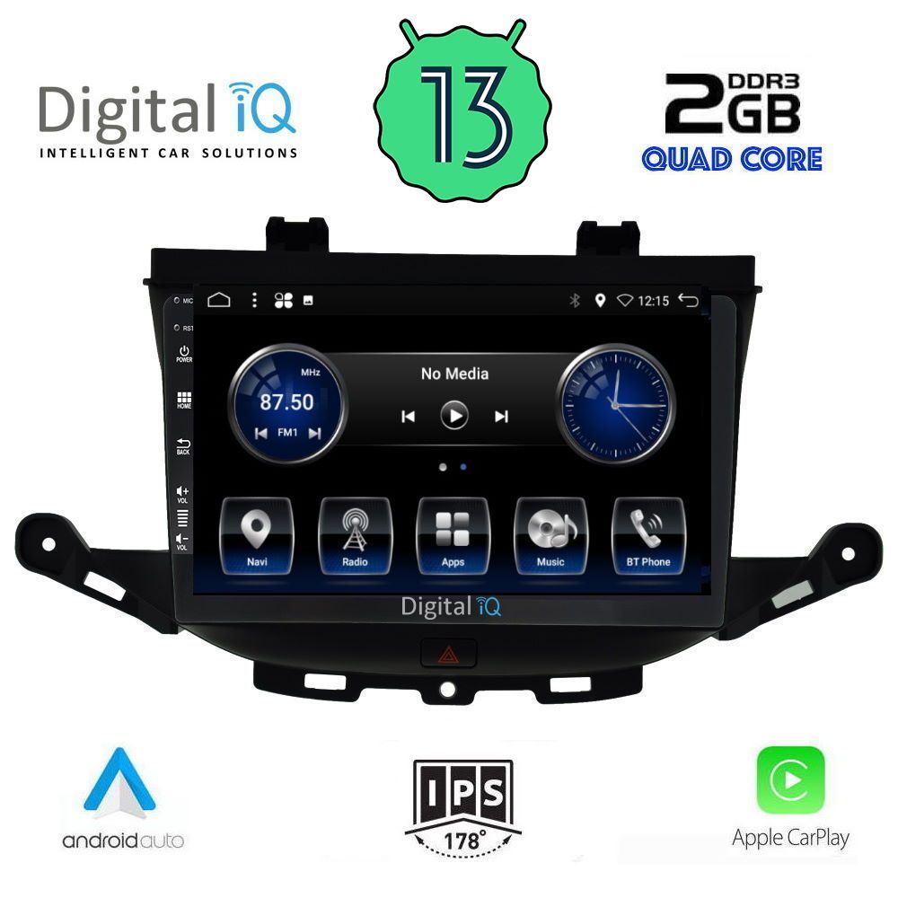 DIGITAL IQ BXH 3483_CPA (9inc) MULTIMEDIA TABLET OEM OPEL ASTRA K mod. 2015&gt;