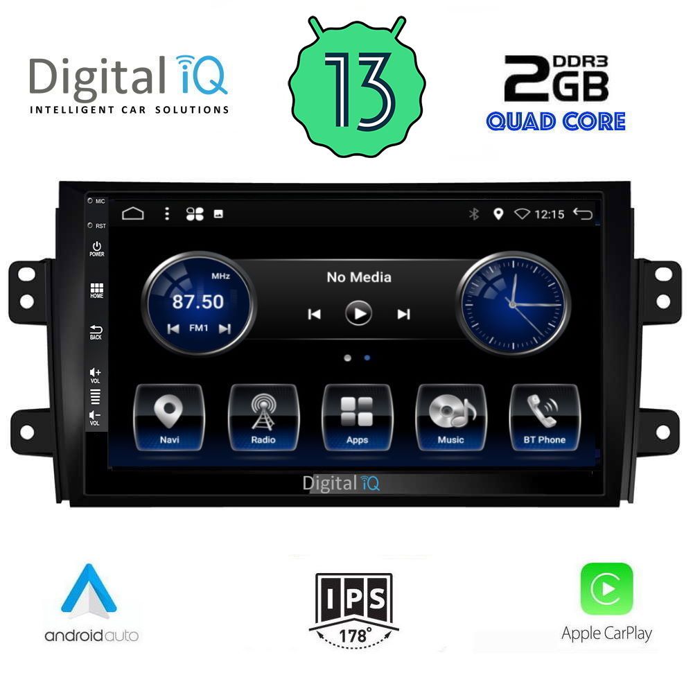 DIGITAL IQ BXH 3688_CPA (9inc) MULTIMEDIA TABLET OEM FIAT SEDICI – SUZUKI SX4 mod. 2005-2013