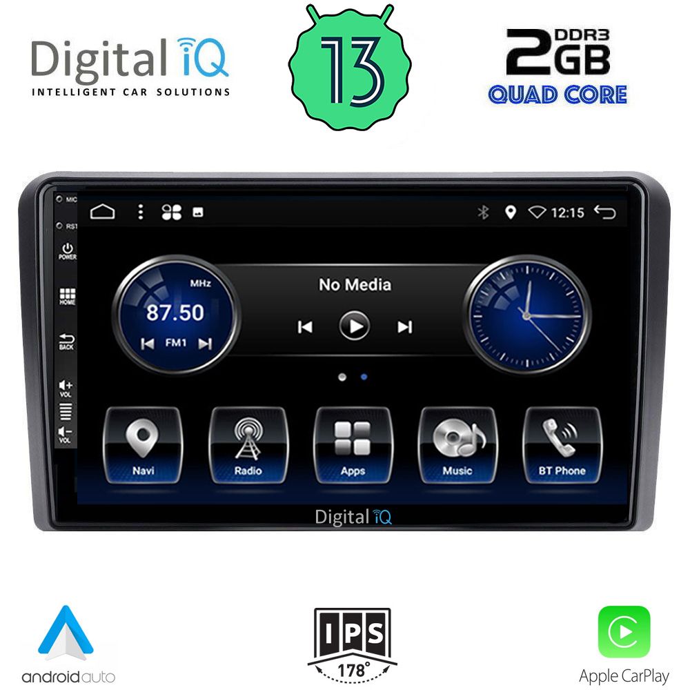 DIGITAL IQ BXH 3003_CPA (9inc) MULTIMEDIA TABLET OEM AUDI A3 mod. 2003-2012