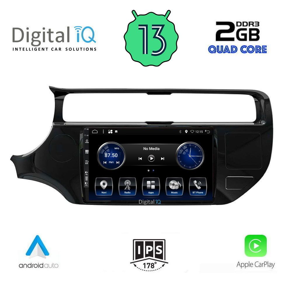 DIGITAL IQ BXH 3315_CPA (9inc) MULTIMEDIA TABLET OEM KIA RIO mod. 2015-2017