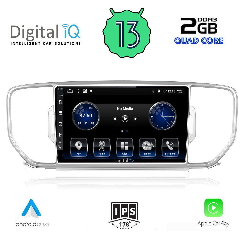 DIGITAL IQ BXH 3326_CPA (9inc) MULTIMEDIA TABLET OEM KIA SPORTAGE mod. 2015-2018