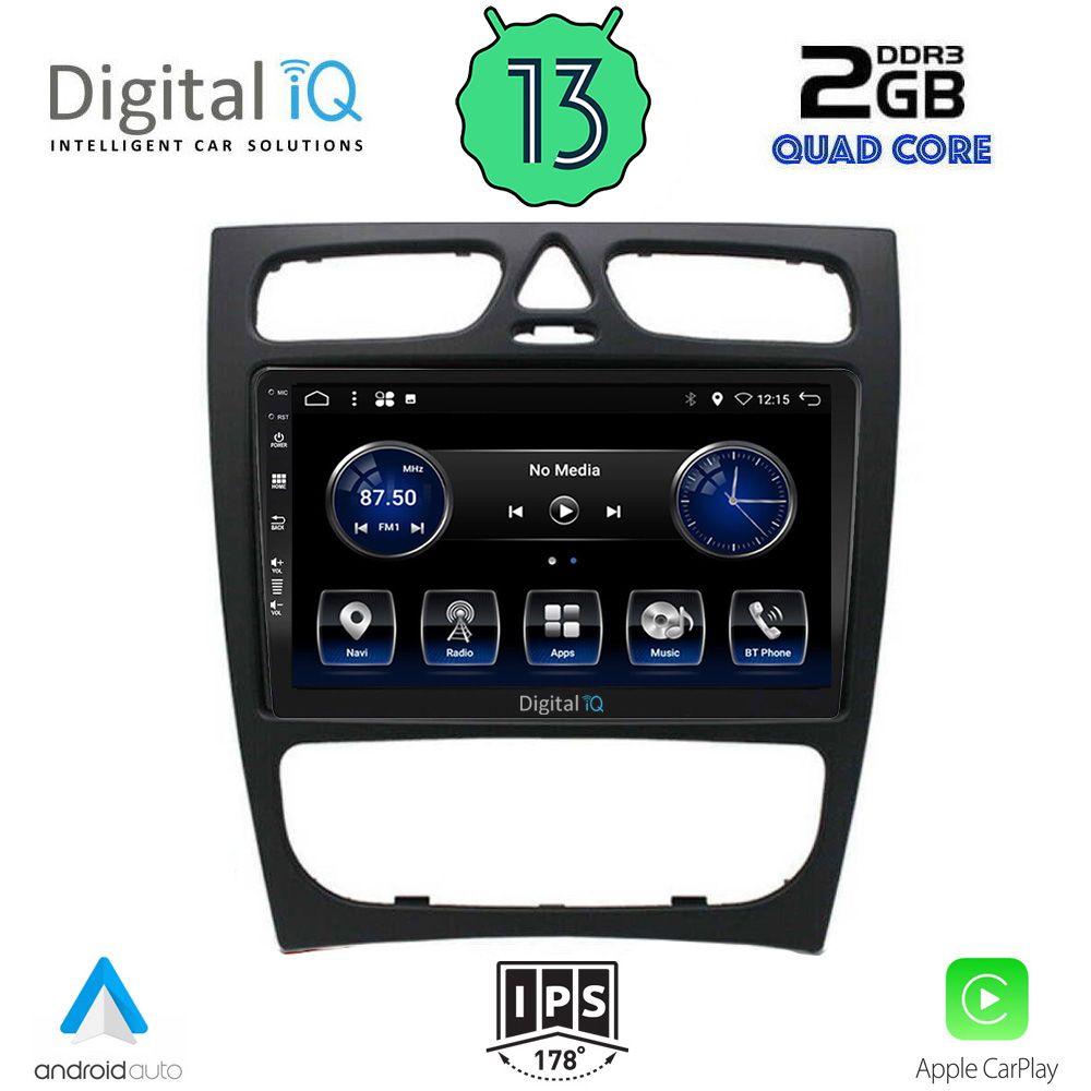 DIGITAL IQ BXH 3402_CPA (9inc) MULTIMEDIA TABLET OEM MERCEDES C (W203) mod. 1999-2004