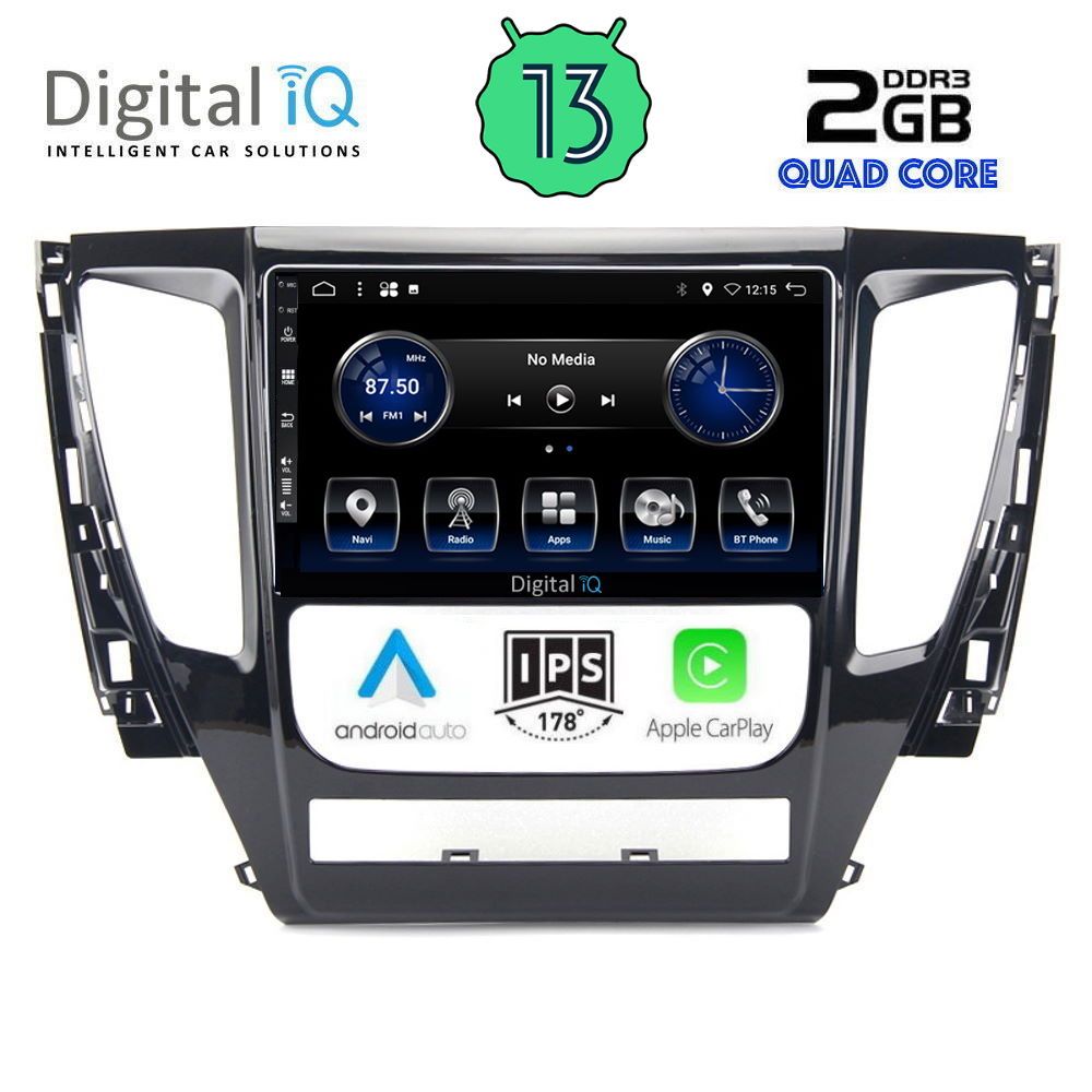 DIGITAL IQ BXH 3447_CPA (9inc) MULTIMEDIA TABLET OEM MITSUBISHI PAJERO mod. 2013&gt;