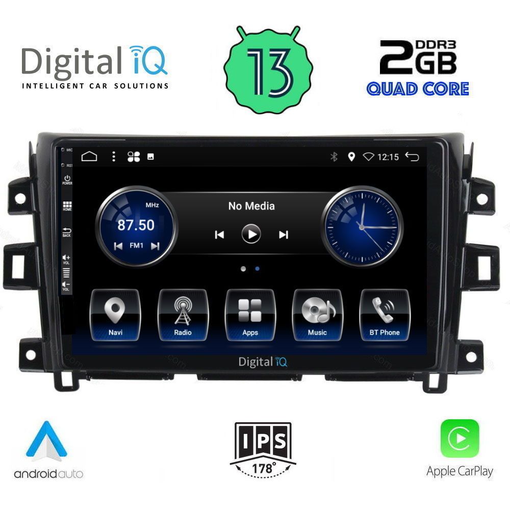 DIGITAL IQ BXH 3455_CPA (9inc) MULTIMEDIA TABLET OEM NISSAN NAVARA mod. 2016&gt;