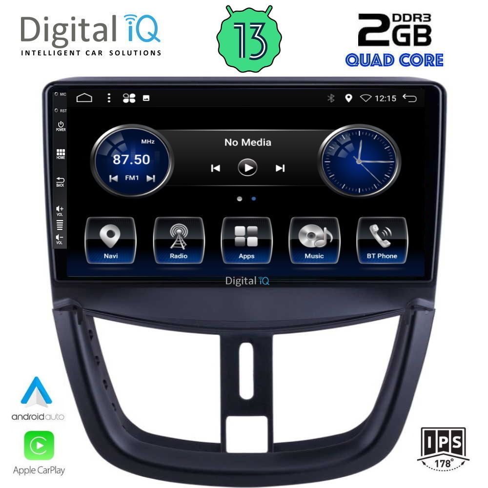 DIGITAL IQ BXH 3507_CPA (9inc) MULTIMEDIA TABLET OEM PEUGEOT 207 mod. 2007&gt;