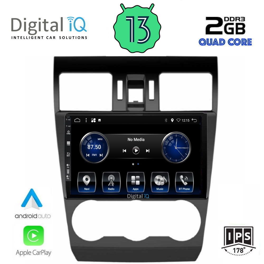 DIGITAL IQ BXH 3663_CPA (9inc) MULTIMEDIA TABLET OEM SUBARU FORESTER – IMPREZA – XV mod. 2013-2019