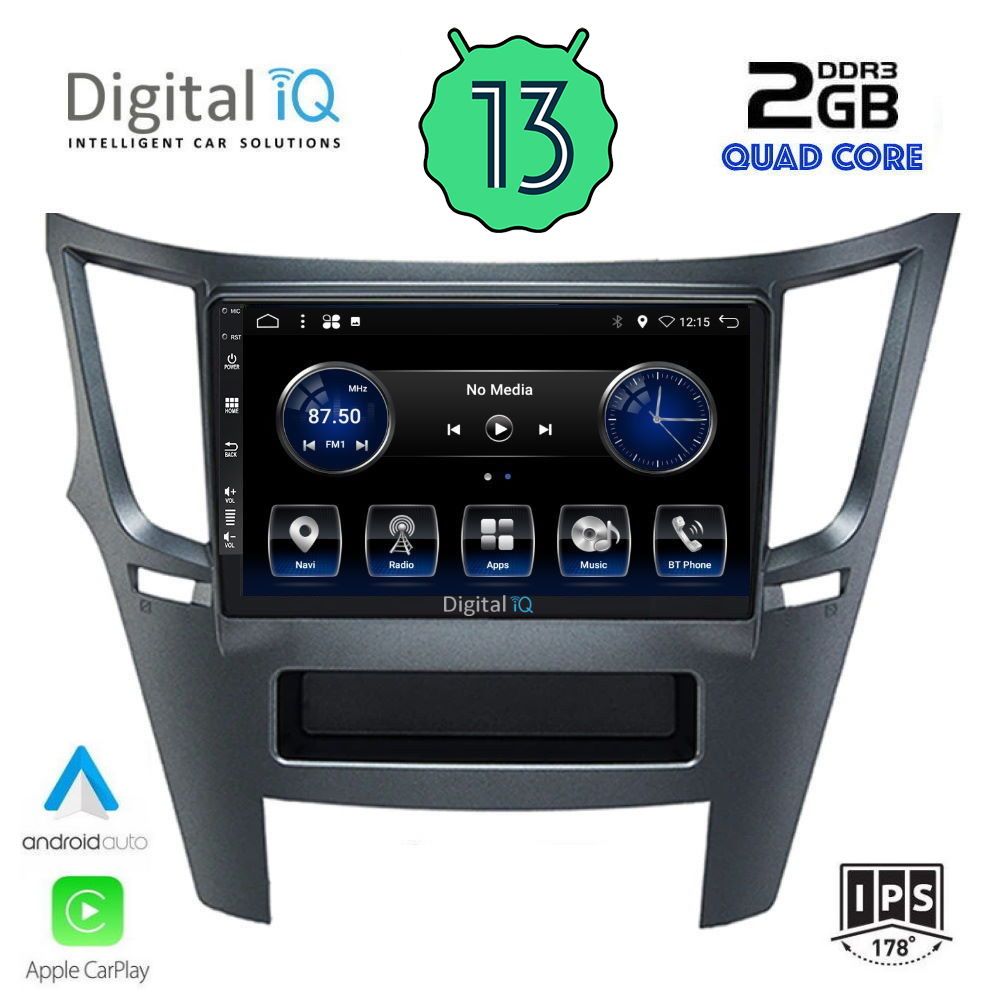 DIGITAL IQ BXH 3667_CPA (9inc) MULTIMEDIA TABLET OEM SUBARU LEGACY – OUTBACK mod. 2009&gt;