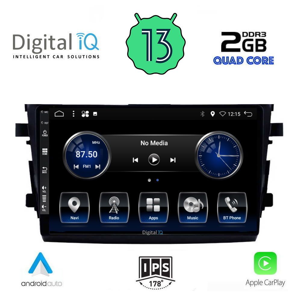 DIGITAL IQ BXH 3674_CPA (9inc) MULTIMEDIA TABLET OEM SUZUKI CELERIO mod. 2015&gt;