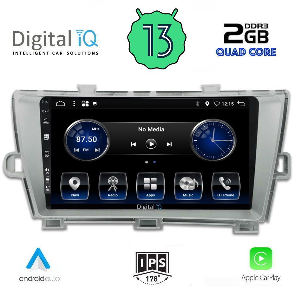 DIGITAL IQ BXH 3726_CPA (9inc) MULTIMEDIA TABLET OEM TOYOTA PRIUS mod. 2009-2015