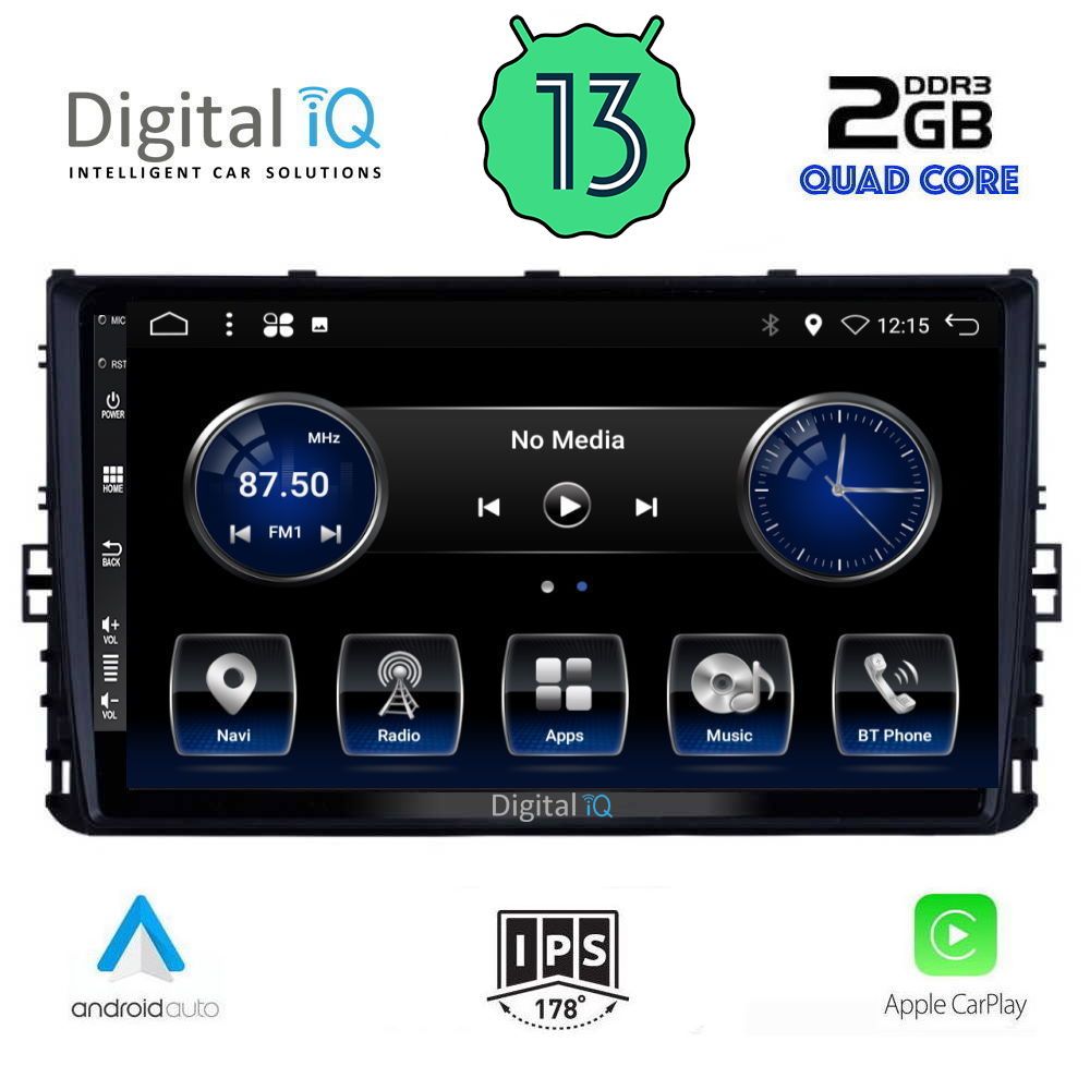 DIGITAL IQ BXH 3758_CPA (9inc) MULTIMEDIA TABLET OEM VW POLO – TROC – TCROSS mod. 2017&gt;