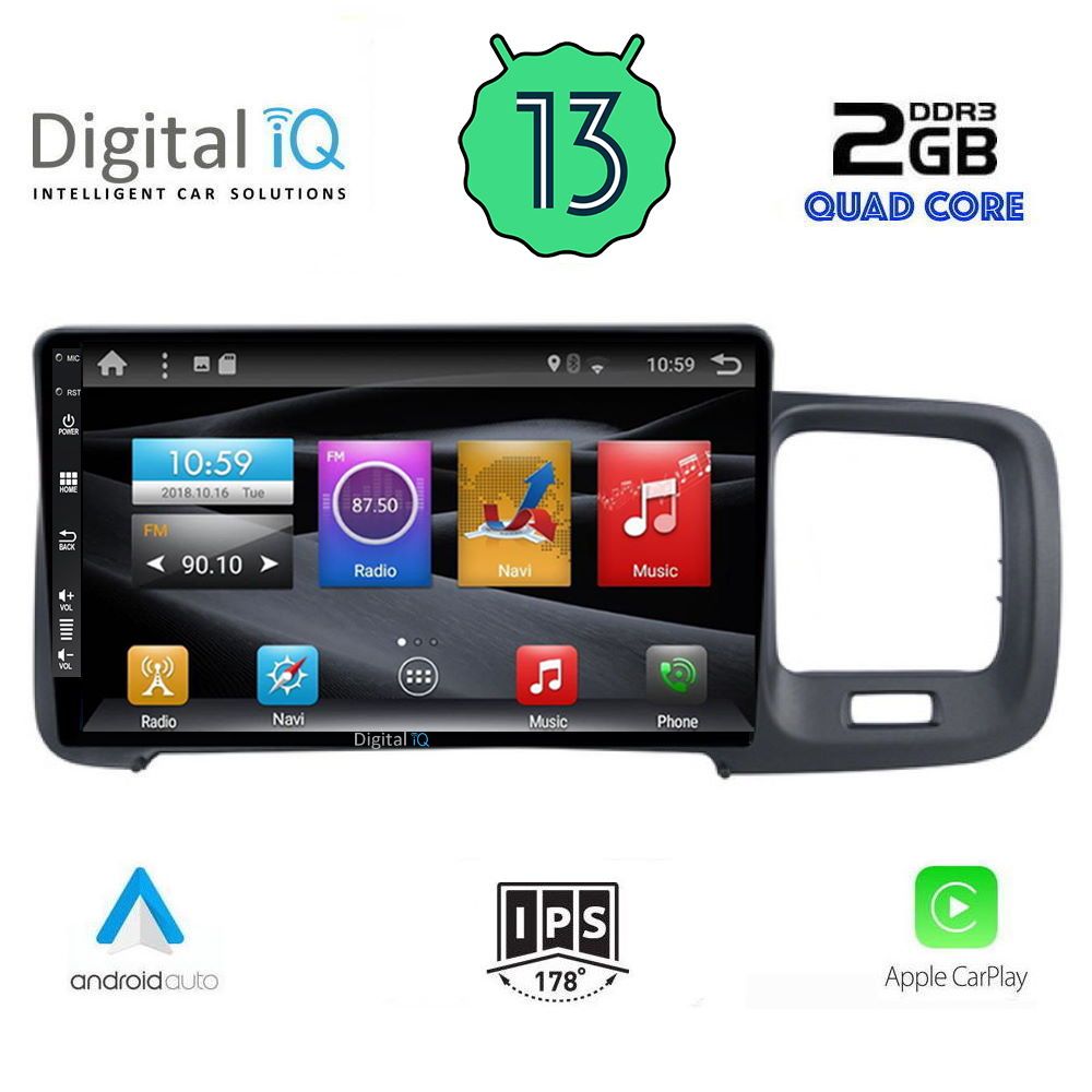 DIGITAL IQ BXH 3785_CPA (9inc) MULTIMEDIA TABLET OEM VOLVO S60 mod. 2010-2018