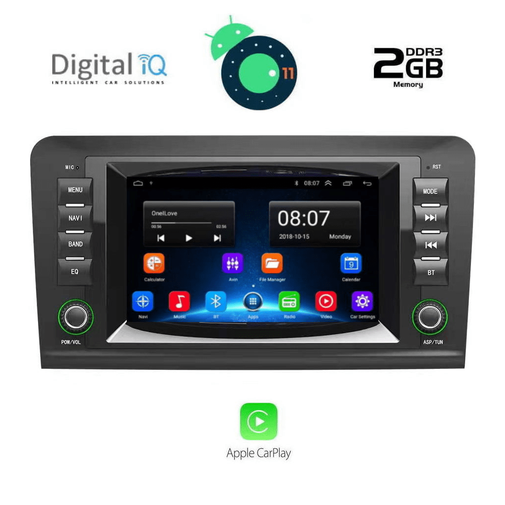 DIGITAL IQ IHB 061_CP (7'' DECK) MULTIMEDIA OEM MERCEDES ML (W164) – GL (X164) mod. 2005-2011