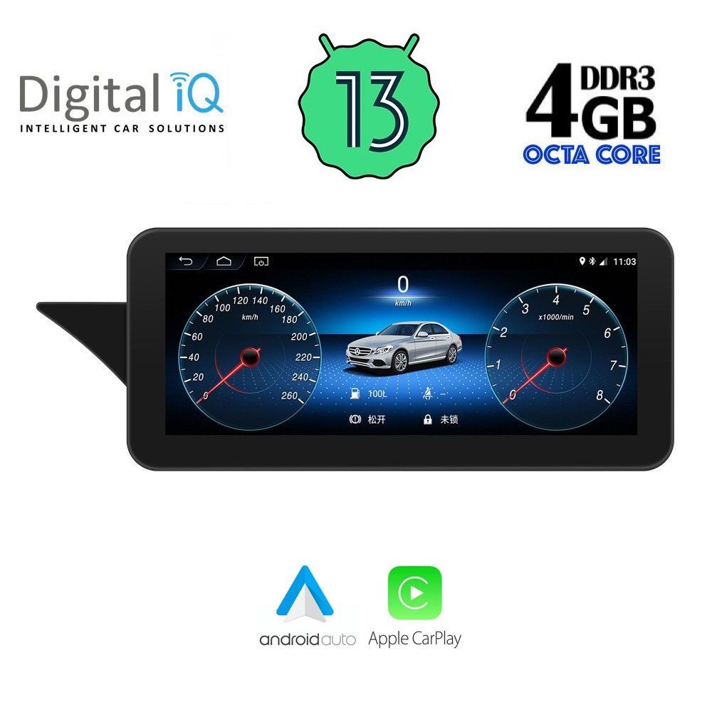 DIGITAL IQ TOP 14995_CPA (10.25inc) (NTG 4) MULTIMEDIA OEM MERCEDES GLK (X204) mod. 2009-2012