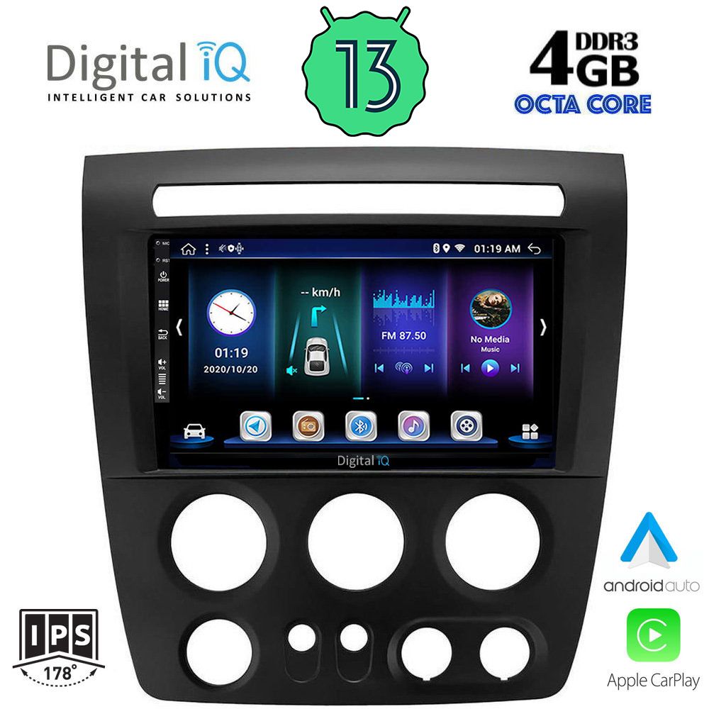 DIGITAL IQ BXD 6218_CPA (9inc) MULTIMEDIA TABLET for HUMMER H3 mod. 2005-2009