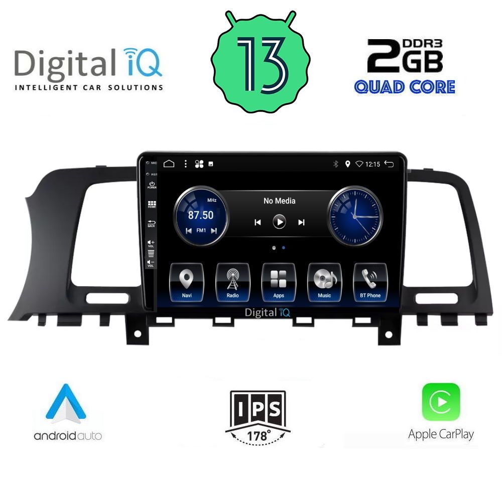 DIGITAL IQ BXH 3462_CPA (9inc) MULTIMEDIA TABLET OEM NISSAN MURANO mod. 2007-2014