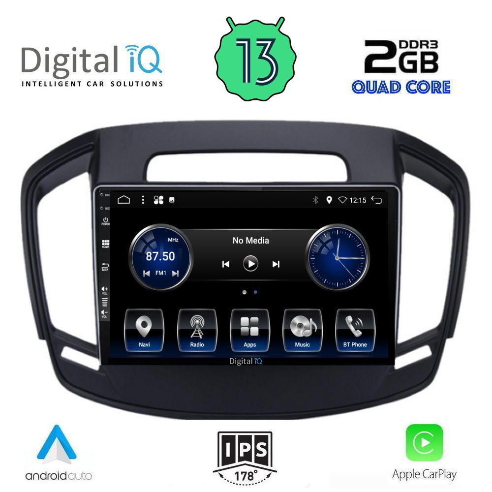 DIGITAL IQ BXH 3492_CPA (9inc) MULTIMEDIA TABLET OEM OPEL INSIGNIA mod.2014-2017