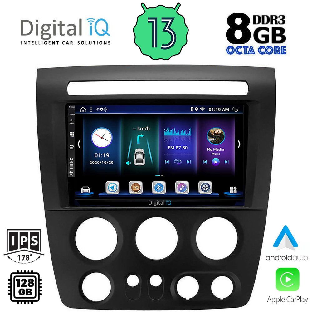 DIGITAL IQ BXD 8218_CPA (9inc) MULTIMEDIA TABLET OEM HUMMER H3 mod. 2005-2009