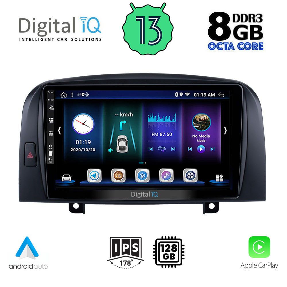 DIGITAL IQ BXE 8248_CPA (9inc) MULTIMEDIA TABLET OEM HYUNDAI SONATA mod. 2006-2009