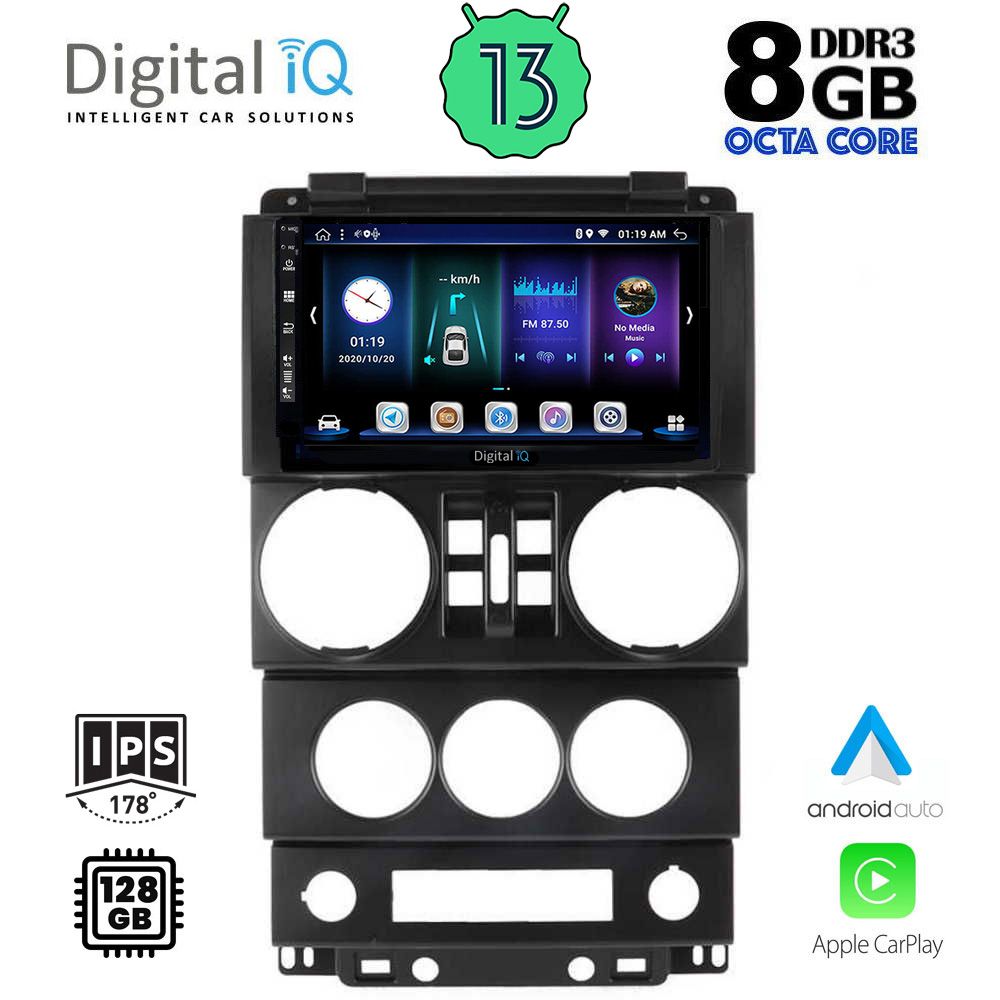 DIGITAL IQ BXD 8294_CPA (9inc) MULTIMEDIA TABLET OEM JEEP WRANGLER mod. 2006-2011