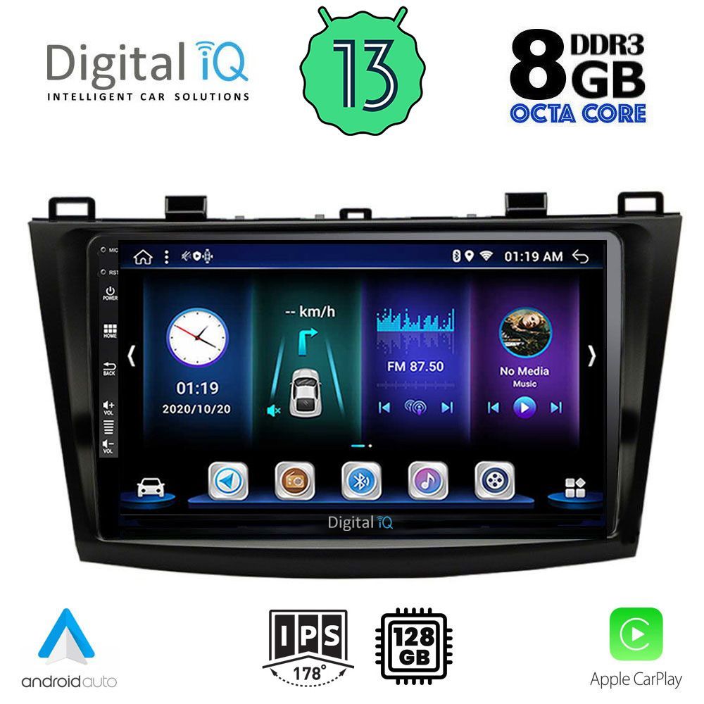 DIGITAL IQ BXD 8366_CPA (9inc) MULTIMEDIA TABLET OEM MAZDA 3 mod. 2009-2014