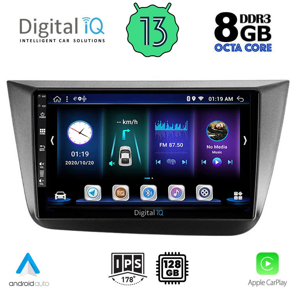 DIGITAL IQ BXD 8570_CPA (9inc) MULTIMEDIA TABLET OEM SEAT ALTEA mod. 2004-2015