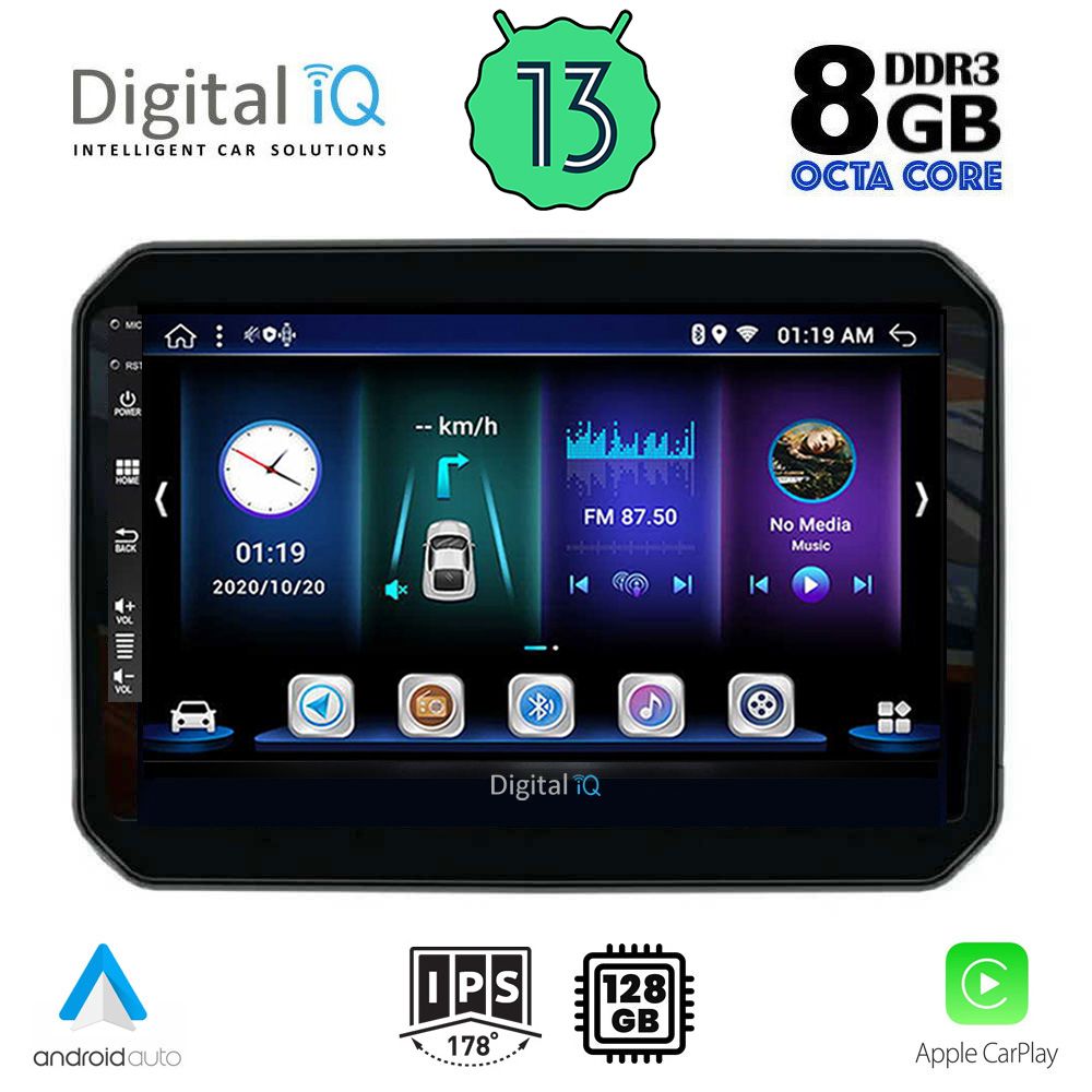 DIGITAL IQ BXD 8676_CPA (9inc) MULTIMEDIA TABLET OEM SUZUKI IGNIS mod. 2016>