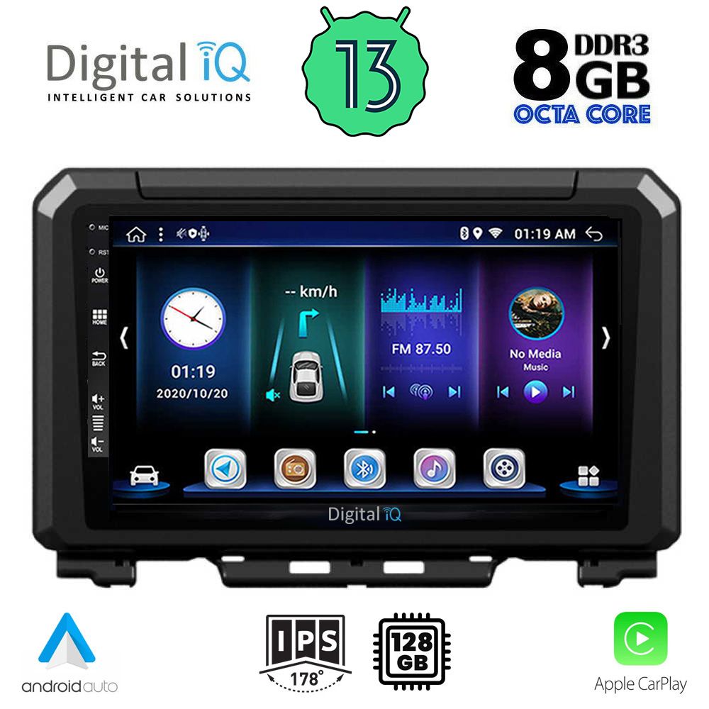 DIGITAL IQ BXD 8679_CPA (9inc) MULTIMEDIA TABLET OEM SUZUKI JIMNY mod. 2017>