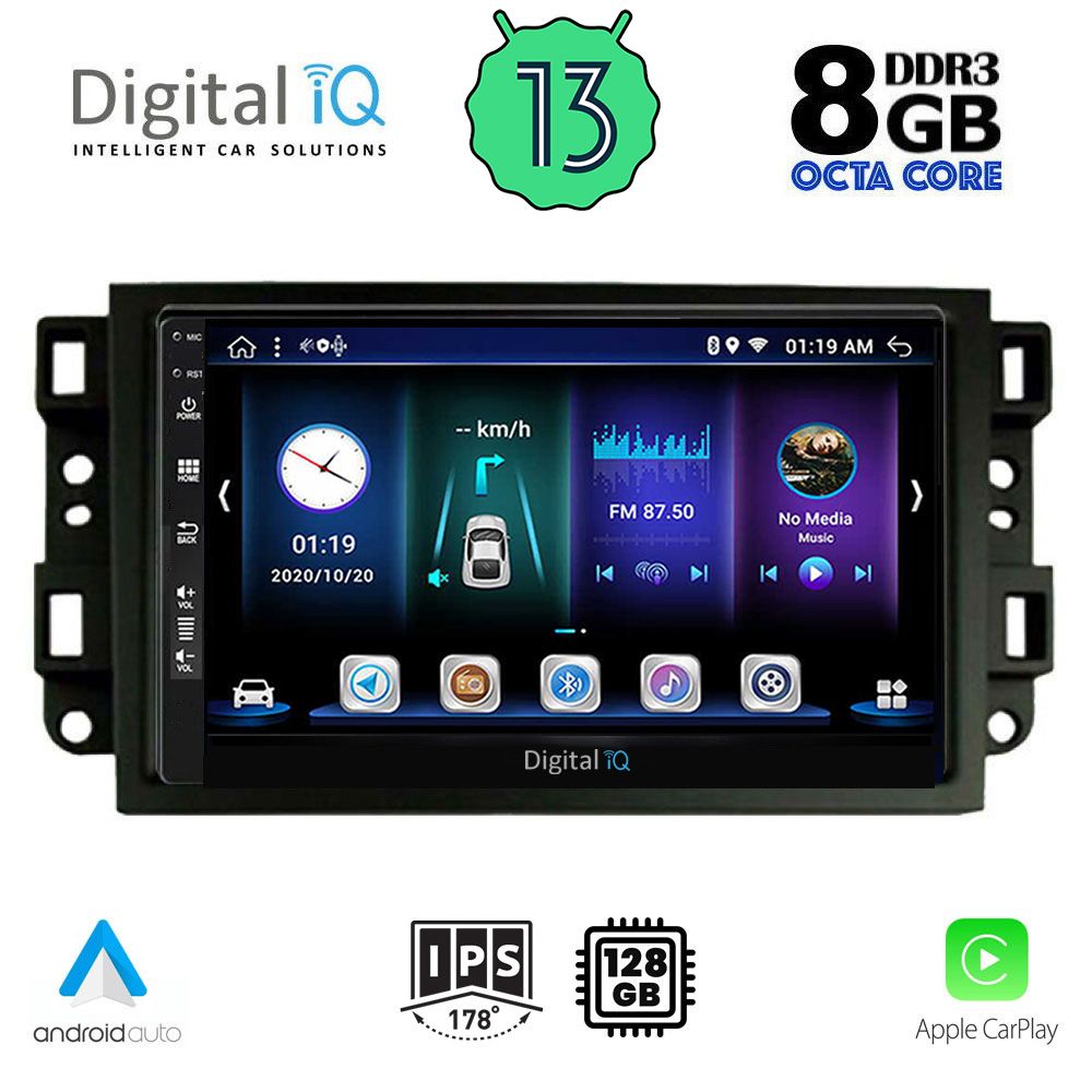 DIGITAL IQ BXD 8070_CPA (10inc) MULTIMEDIA TABLET OEM CHEVROLET ALL mod. 2004-2011