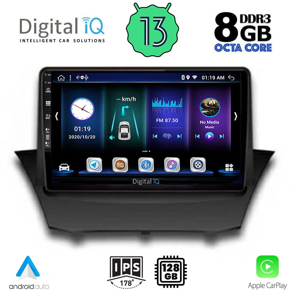 DIGITAL IQ BXD 8154_CPA (9inc) MULTIMEDIA TABLET OEM FORD FIESTA mod. 2010-2018