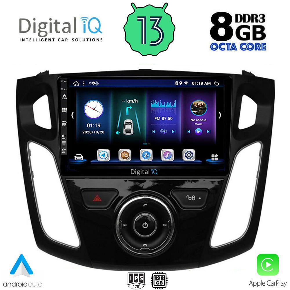 DIGITAL IQ BXD 8157_CPA (9inc) MULTIMEDIA TABLET OEM FORD FOCUS mod. 2011-2018