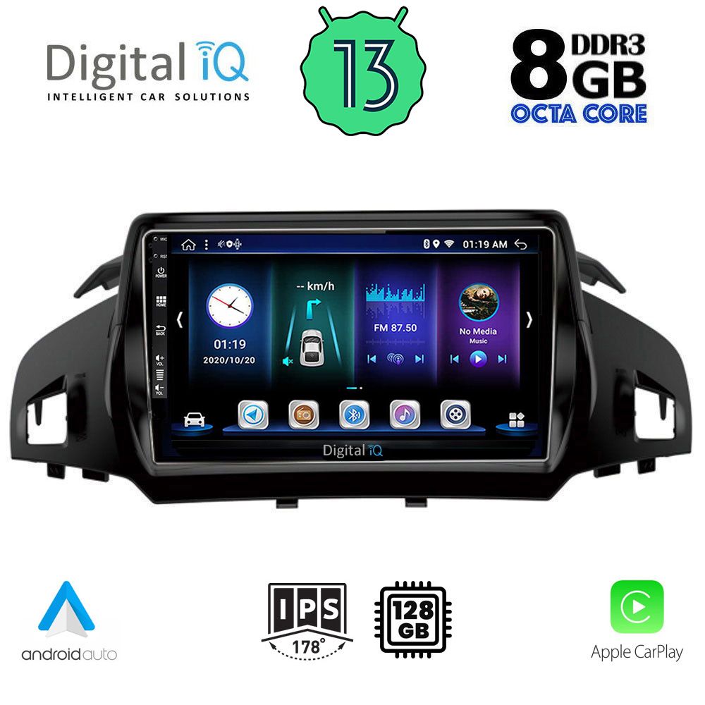 DIGITAL IQ BXD 8160_CPA (9inc) MULTIMEDIA TABLET OEM FORD KUGA mod. 2013> – CMAX mod. 2011>