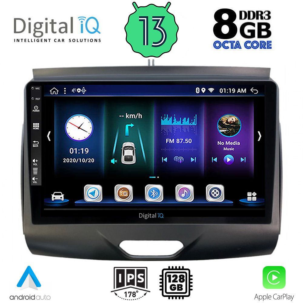 DIGITAL IQ BXD 8172_CPA (9inc) MULTIMEDIA TABLET OEM FORD RANGER mod. 2015-2018