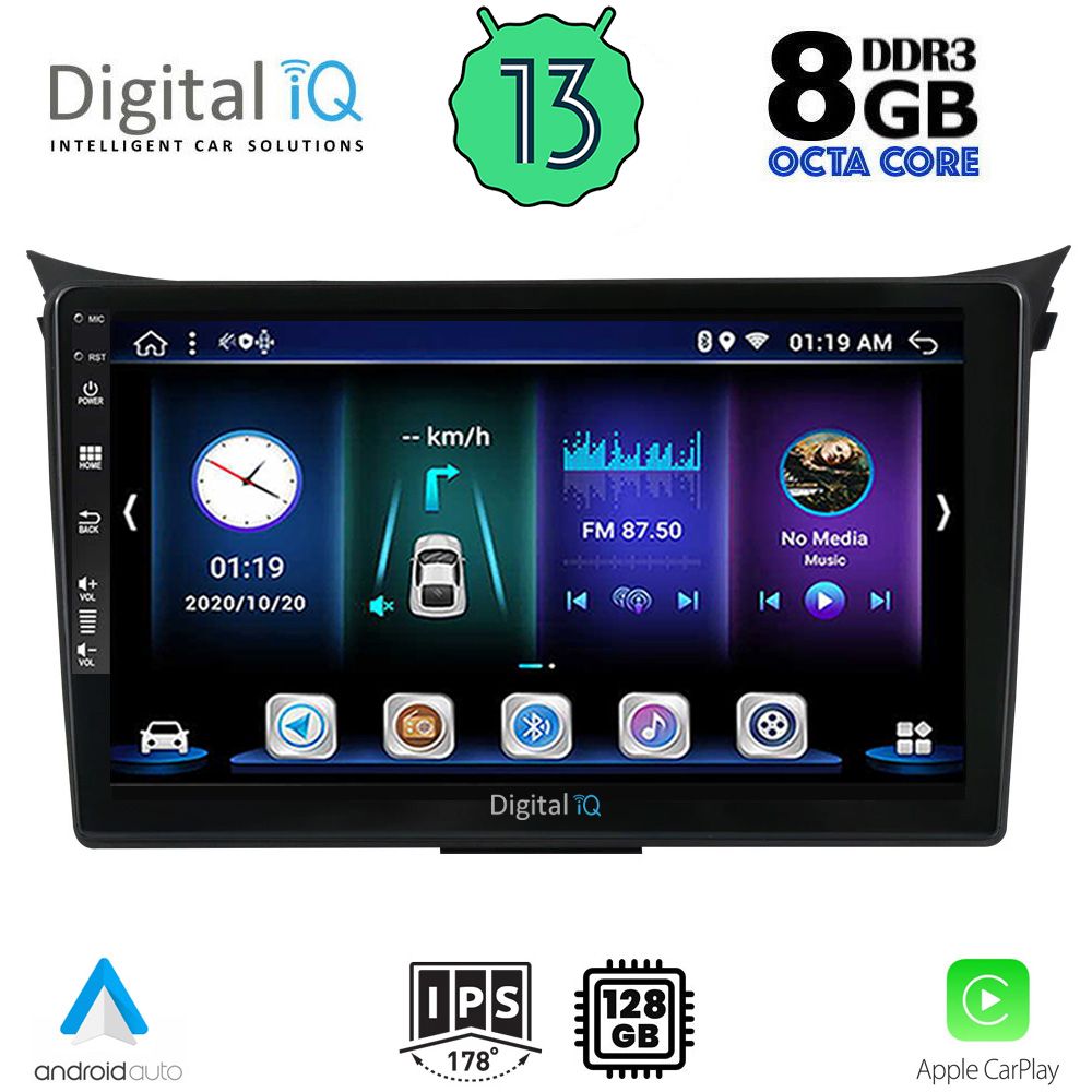 DIGITAL IQ BXD 8232_CPA (9inc) MULTIMEDIA TABLET OEM HYUNDAI i30 mod. 2012-2017