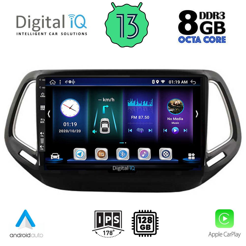 DIGITAL IQ BXD 8278_CPA (10inc) MULTIMEDIA TABLET OEM JEEP COMPASS mod. 2016>