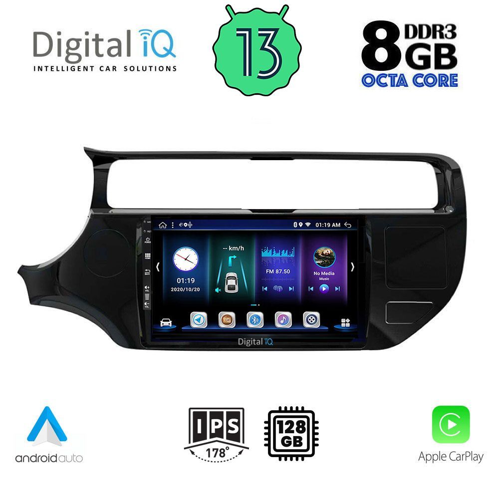 DIGITAL IQ BXD 8315_CPA (9inc) MULTIMEDIA TABLET OEM KIA RIO mod. 2015-2018