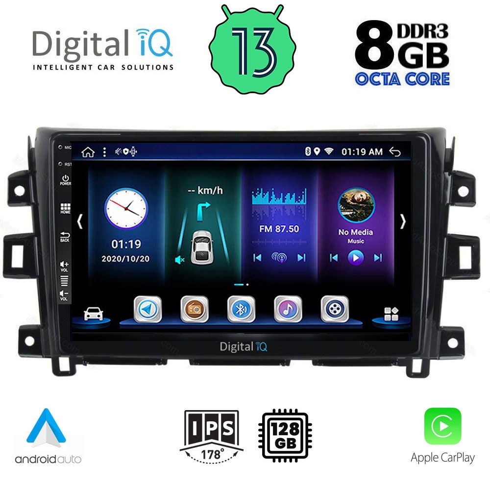 DIGITAL IQ BXD 8456_CPA (10inc) MULTIMEDIA TABLET OEM NISSAN NAVARA mod. 2016>