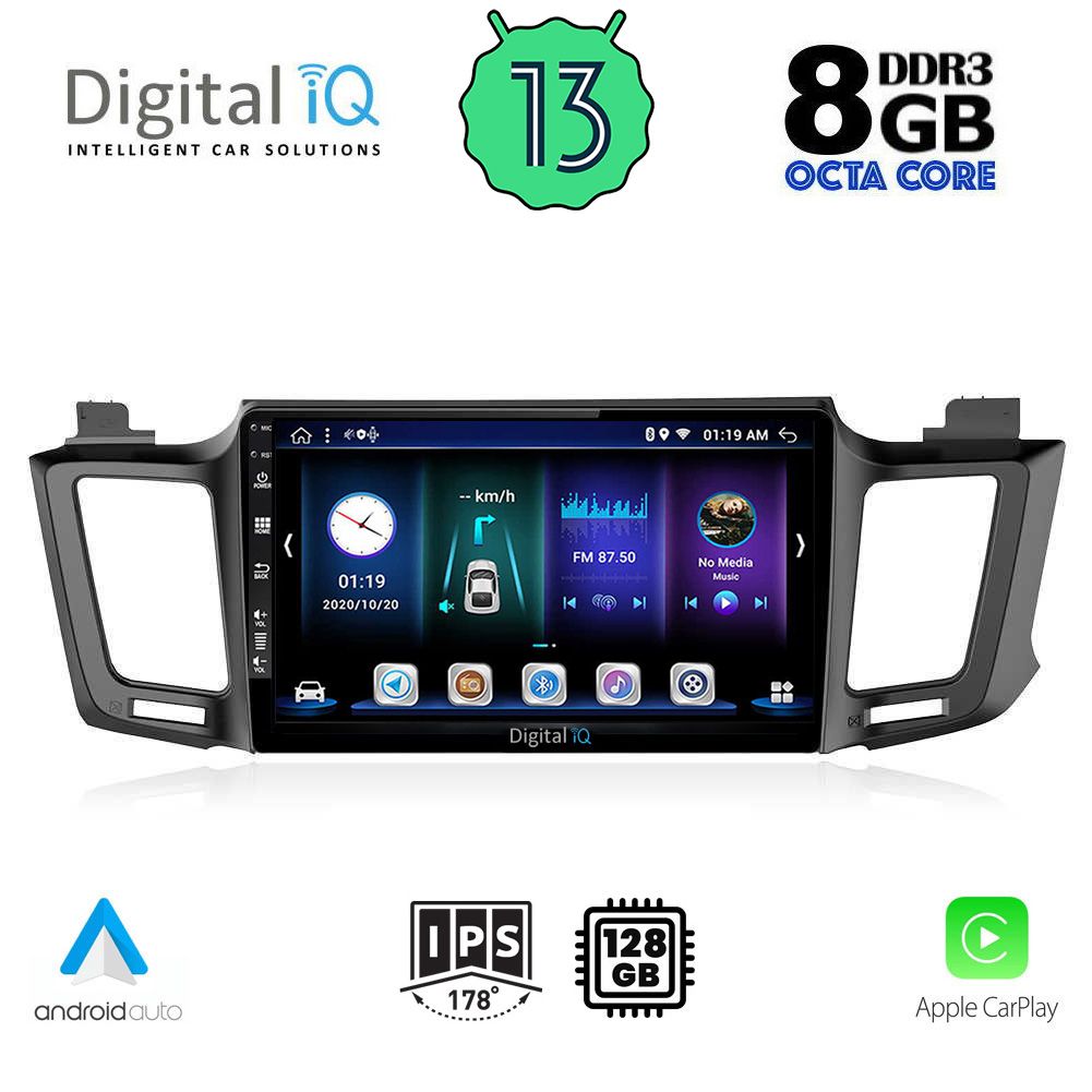 DIGITAL IQ BXD 8733_CPA (10inc) MULTIMEDIA TABLET OEM TOYOTA RAV 4 mod. 2013-2019