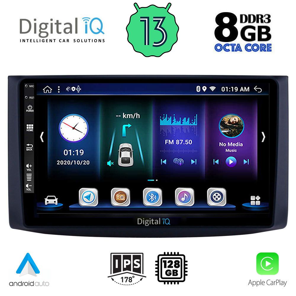 DIGITAL IQ BXD 8072_CPA (9inc) MULTIMEDIA TABLET OEM CHEVROLET AVEO mod. 2006-2010