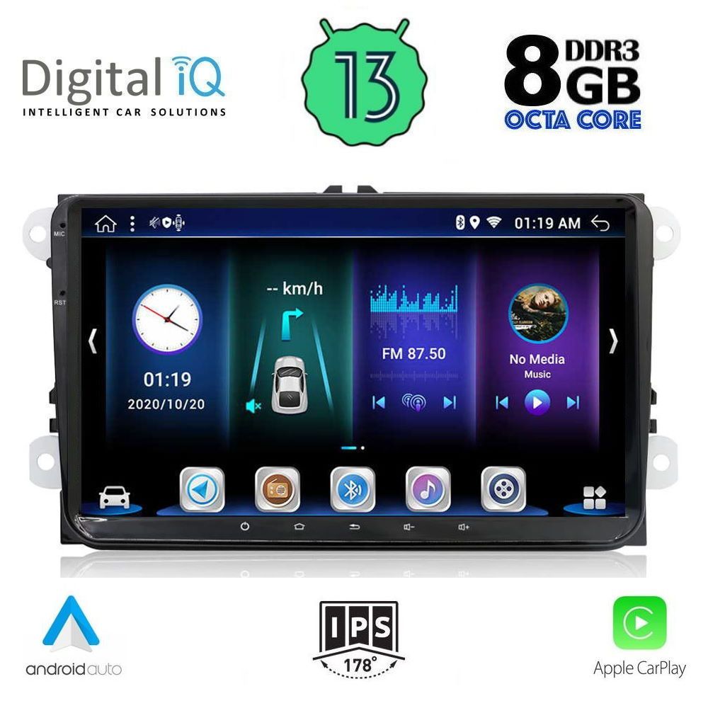 DIGITAL IQ BXE 889_CPA (9" DECK) MULTIMEDIA OEM VW – SKODA – SEAT GROUP mod. 2004-2014