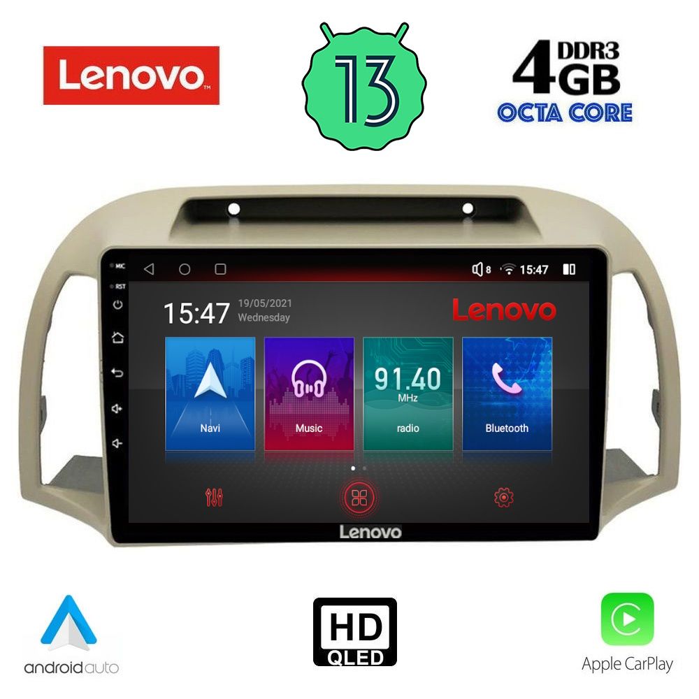 LENOVO SSX 9457_CPA (9inc) MULTIMEDIA TABLET OEM NISSAN MICRA K12 mod. 2002-2010