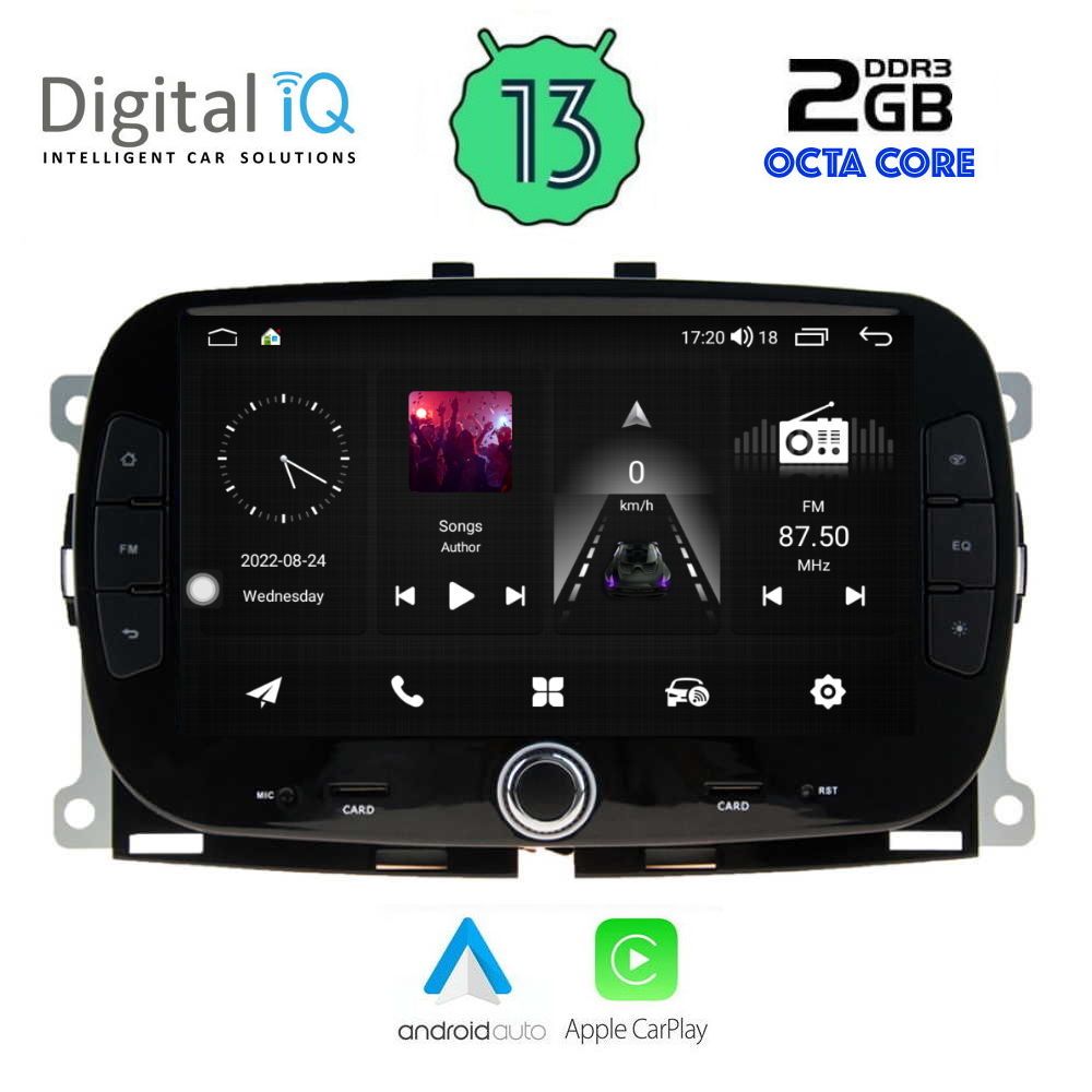 DIGITAL IQ MSF 398_CPA (7'' DECK) MULTIMEDIA OEM FIAT 500 mod. 2016&gt;