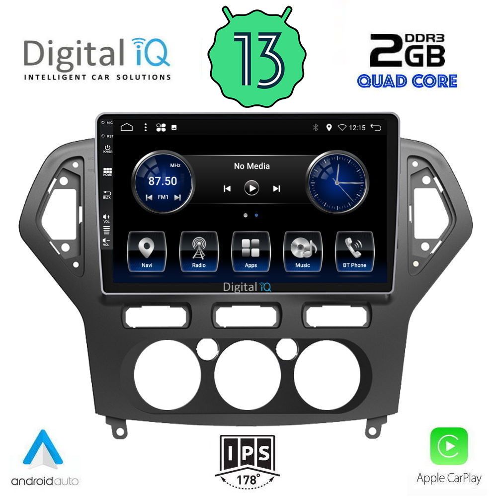 DIGITAL IQ BXH 3162_CPA A/C (10inc) MULTIMEDIA TABLET OEM FORD MONDEO mod. 2007-2011