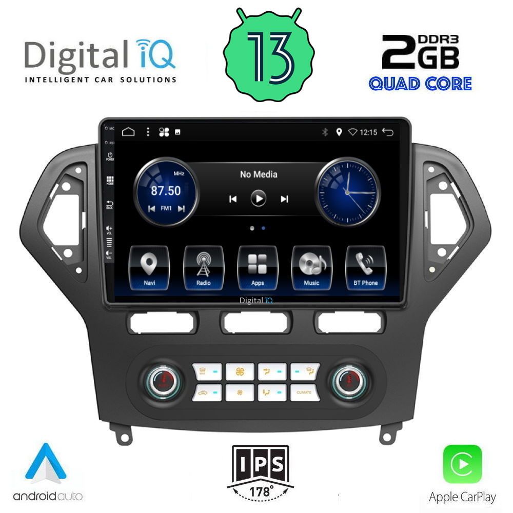 DIGITAL IQ BXH 3162_CPA CLIMA (10inc) MULTIMEDIA TABLET OEM FORD MONDEO mod. 2007-2011