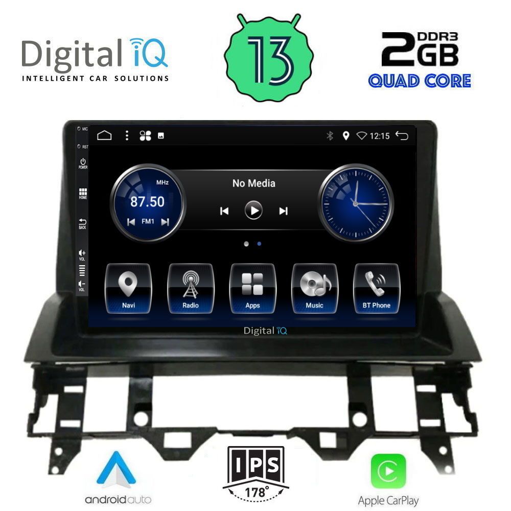 DIGITAL IQ BXH 3376_GPS DASH (10inc) MULTIMEDIA TABLET OEM MAZDA 6 mod. 2002-2008