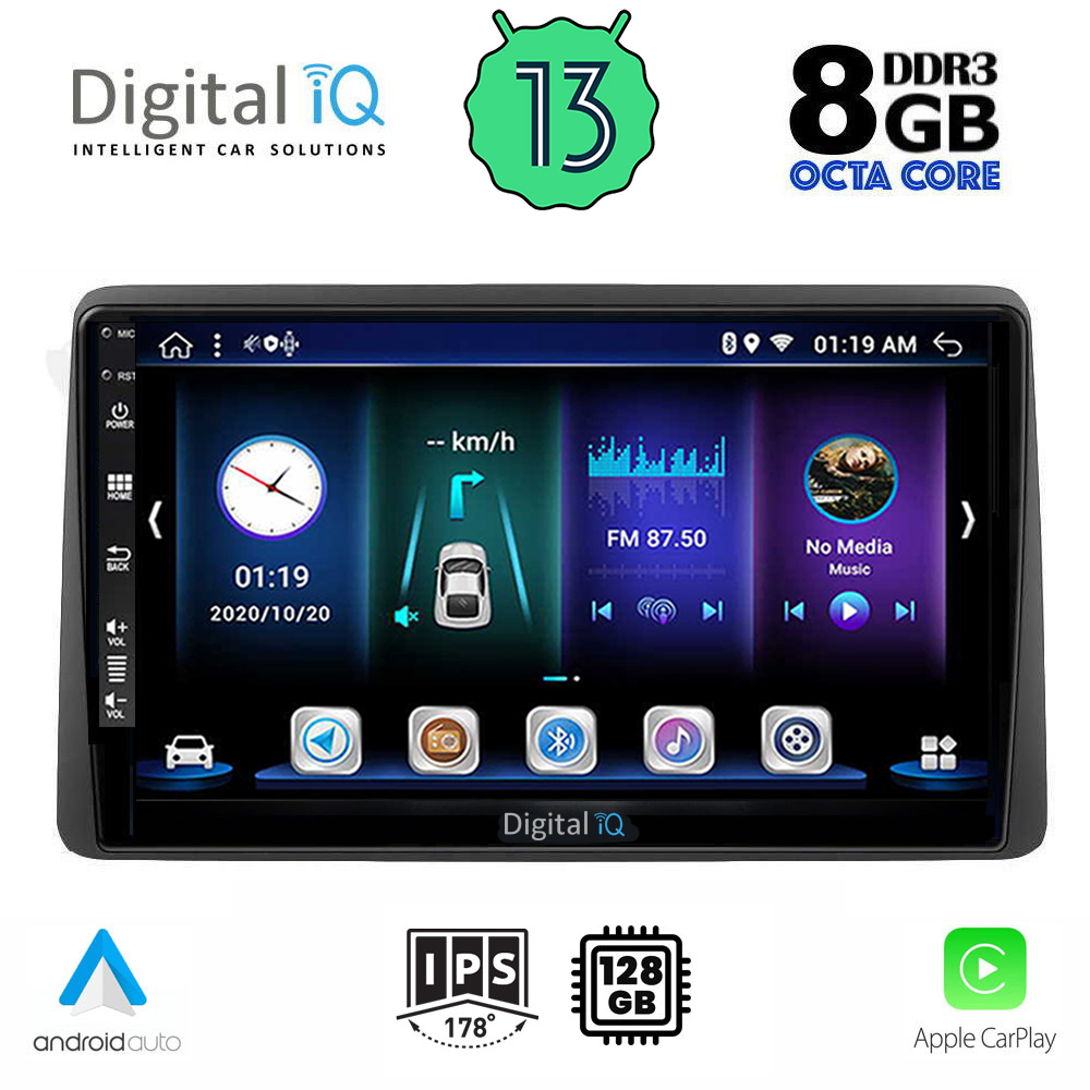 DIGITAL IQ BXD 8104_CPA (10inc) MULTIMEDIA TABLET for DACIA DUSTER mod. 2019&gt;