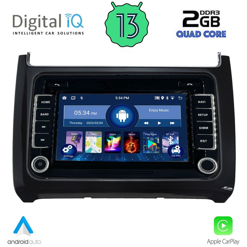 DIGITAL IQ MSD 006_CPA (7” DECK) MULTIMEDIA OEM VW POLO mod. 2014-2017